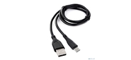 Кабель USB 2.0 Cablexpert CCB-USB2-AMCMO1-1MB, AM / Type-C, издание Classic 0.1, длина 1м, черный, блистер