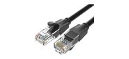 Патч-корд Vention прямой UTP cat.6,  RJ45 - 15м. Черный