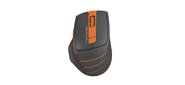 Мышь A4 Fstyler FG30 серый / оранжевый оптическая (2000dpi) беспроводная USB