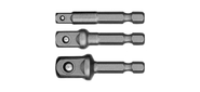 Набор STAYER MASTER "MAXFIX": Адаптеры для торцовых головок,  сталь 40Cr,  3 предмета E1 / 4-1 / 4",  E1 / 4-3 / 8",  E1 / 4-1 / 2",  50 мм