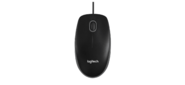Мышь Logitech B100 Black (черная, оптическая 800dpi, USB, 1.8м) (арт. 910-005547, M / N: M-U0026)