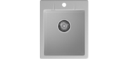 GRANFEST Мойка URBAN 240 1-чаша 400*490мм, монтаж: врезной, материал: кварц, цвет: серый