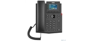 Fanvil IP , 2xEthernet 10 / 100, LCD 320x240, цветной дисплей 2, 4, 4 аккаунта SIP, G722, Opus, Ipv-6, порт для гарнитуры, книга на 1000 записей, 6-ти сторонняя аудиконф., POE, бп