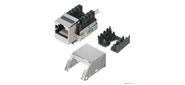 Cabeus KJ-RJ45-Cat.5e-SH-90 Вставка Keystone Jack RJ-45 (8P8C),  категория 5e,  экранированная,  заделка тип 110