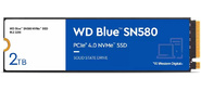 Твердотельный накопитель /  WD SSD Blue SN570 NVMe,  2000GB,  M.2 (22x80mm),  NVMe,  PCIe 3.0 x4,  3D TLC,  R / W 3500 / 3500MB / s,  IOPs 600 000 / 600 000,  TBW 900,  DWPD 0.2  (12 мес.)