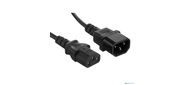 Exegate EX297771RUS Кабель монитор - компьютер  (UPS->устройство) ExeGate Power EC-1, 8P  (IEC 320 С13->С14) VDE-250V-3*1.0mm2,  Омедненный алюминий	,  черный,  1.8м.