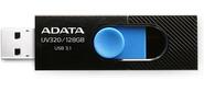 Флеш накопитель 128GB A-DATA UV320,  USB 3.2,  черный / голубой