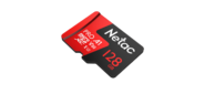 Флеш-накопитель NeTac Карта памяти Netac MicroSD card P500 Extreme Pro 128GB,  retail version w / SD adapter