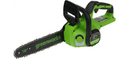 Greenworks Цепная пила аккумуляторная GD24CS30,  24V,  30см,  бесщеточная,  c АКБ 2 АЧ и ЗУ [2007007UA]