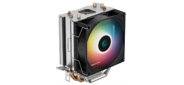 DEEPCOOL AG300 LED LGA1700 / 1200 / 115X / AM5 / AM4  (36шт / кор,  TDP 150Вт,  PWM,  Multi-Color LED Lighting,  Fan 92mm,  3 тепл. Трубки прямого контакта) RET