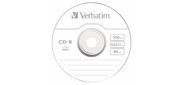 Диск CD-R 700МБ 52x Verbatim 43415 80min Slim  (10шт. / уп.)