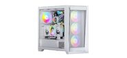 Корпус ACD Lagrange white with 4 pcs ARGB fan  (PWM+5V 3PIN) +FAN HUB