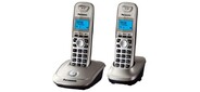 Panasonic KX-TG2512RUN,  DECT,  с опред.номера,  доп. трубка,  платиновый