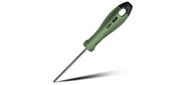 Отвертка Deli Крестовая отвертка "Home Series Green" Deli HT1203L PH0x75мм  Эксклюзивный дизайн,  рукоятка из высококачественного софттач пластика