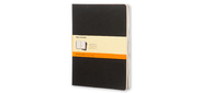 Блокнот Moleskine CAHIER JOURNAL QP321 XLarge 190х250мм обложка картон 120стр. линейка черный  (3шт)