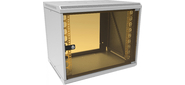 Шкаф коммутационный Suprlan (05-1093) настенный 12U 600x450мм пер.дв.стекл направл.под закл.гайки 70кг RAL 7035 385мм 19кг 500мм