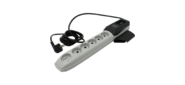 Surge protector Pilot PRO 6 outlets  (5 euro + 1 without ground) 10A  /  2.2kVt,  7m,  automatic circuit-breaker
