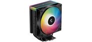 Кулер для процессора DEEPCOOL AG400 BK ARGB V2 LGA1851 / 1700 / 1200 / 115X / AM5 / AM4  (18шт / кор,  TDP 220W,  PWM,  ARGB Fan 120mm,  4 тепл. трубки,  черный) RET