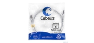 Cabeus PC-FTP-RJ45-Cat.6-2m-LSZH Патч-корд F / UTP, категория 6, 2xRJ45 / 8p8c, экранированный, серый, LSZH, 2м