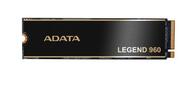 ADATA SSD LEGEND 960,  4TB,  M.2 (22x80mm),  NVMe 1.4,  PCIe 4.0 x4,  3D NAND,  R / W 7400 / 6800MB / s,  IOPs 750 000 / 630 000,  TBW 3120,  DWPD 0.43,  with t Heat Sink  (5 лет)