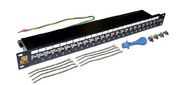 Патч-панель TWT  (LAN-PPL24S6) LANMASTER 24 порта. STP кат.6 1U
