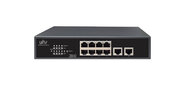 Uniview Коммутатор 10*100Mbps network ports  (RJ45),  including 8 PoE ports,  IEEE802.3, IEEE802.3u, IEEE802.3az, IEEE802.3x, IEEE802.3af, IEEE802.3at,  2Gbps 1.49Mpps 2Mbit 8K 220mm x 150mm x 44mm (8.7"5.9"1.7
