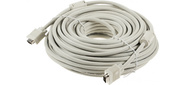 Кабель CABLE30 DB15  (m) DB15  (m) 30м феррит.кольца белый
