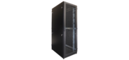 ЦМО Шкаф серверный напольный 48U  (800  1000) дверь перфорированная,  задние двойные перфорированные,  чёрный
