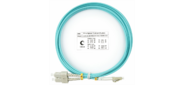 Cabeus FOP-50-LC-SC-3m Шнур оптический duplex LC-SC 50 / 125 mm OM3 3м LSZH