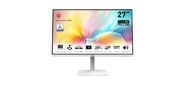 Монитор MSI Modern MD2712PW 27" White (IPS, 1920x1080, HDMI+Type C, 1 ms, 178° / 178°, 300 cd / m, 1000:1 (100M:1), 100Hz, MM, Pivot)