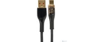 PERFEO Кабель USB A вилка - USB Type-C вилка,  20W,  нейлон,  черный,  длина 1 м.,  PREMIUM  (U4710)