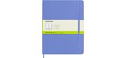 Блокнот Moleskine CLASSIC SOFT QP623B42 XLarge 190х250мм 192стр. нелинованный мягкая обложка голубая гортензия