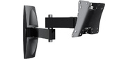 Кронштейн Holder LCDS-5064, 19-32", макс 200x100, наклон 15-25, поворот 350, до стены 510мм, до 30кг, 2 колена