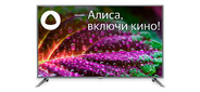 Starwind SW-LED50UG400 50" Яндекс.ТВ стальной 4K Ultra HD 60Hz DVB-T DVB-T2 DVB-C DVB-S DVB-S2 USB WiFi Smart TV