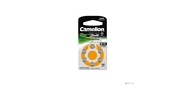 Camelion  ZA13 BL-6 Mercury Free  (A13-BP6 (0%Hg),  батарейка для слуховых аппаратов,  1.4 V, 280mAh)