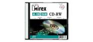 Диск CD-RW Mirex 700 Mb, 12х, Slim Case (1), (1 / 200)