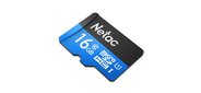 Флеш-накопитель NeTac Карта памяти Netac MicroSD card P500 Standard 16GB, retail version w / SD adapter