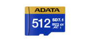 Карта памяти microSDXC 512GB ADATA Premier Extreme SD7.1 Express PCIe Gen3×1, UHS-I U3 / Class 10 / V30, 800 / 700 MB / s, SD-Express, Retail