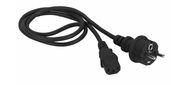 Lanmaster LAN-PP13 / SH-2.0-BK Шнур питания C13-Schuko прямая, 3х0.75, 220В, 10А, черный, 2 метра