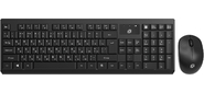 Клавиатура + мышь Оклик S269W клав:черный мышь:черный USB беспроводная slim Multimedia  (2070303)