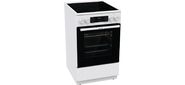 Плита Электрическая Gorenje GECS5C70WA белый / черный стеклокерамика (без крышки)