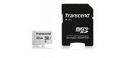 Флеш карта microSD 32GB Transcend microSDHC Class 10 UHS-1 U1,   (SD адаптер),  TLC