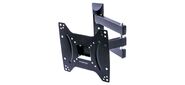 Кронштейн для телевизора Kromax DIX-22 черный 15"-48" макс.35кг настенный поворотно-выдвижной и наклонный