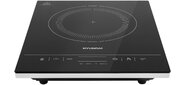 Плита Индукционная Hyundai HYC-0111 черный / серебристый закаленное стекло  (настольная)