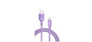Defender USB кабель F207 Lightning,  violet,  1м,  2.4А, силикон, пакет_5
