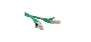 Hyperline PC-LPM-STP-RJ45-RJ45-C5e-1.5M-LSZH-GN Патч-корд F / UTP,  экранированный,  Cat.5е,  LSZH,  1.5 м,  зеленый