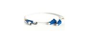 Hyperline FC-D2-9A1-FC / UR-LC / UR-H-3M-LSZH-WH Патч-корд волоконно-оптический (шнур) SM 9 / 125 (G657), FC / UPC-LC / UPC, duplex, LSZH, 3м