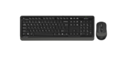 Клавиатура + мышь A4 Fstyler FG1010 клав:черный / серый мышь:черный / серый USB беспроводная