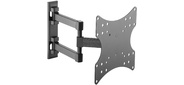 Кронштейн для телевизора Ultramounts UM 867 черный 23"-42" макс.20кг настенный поворот и наклон