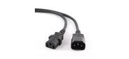 Cablexpert Кабель питания сист.блок-монитор 5м,  C13-C14,  3х1кв.мм.,  черный,  с зазем.  (PC-189-1-5M)